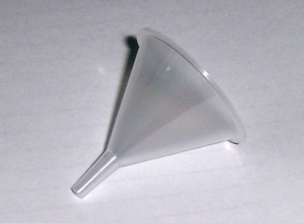 White Plastic Filler Funnel