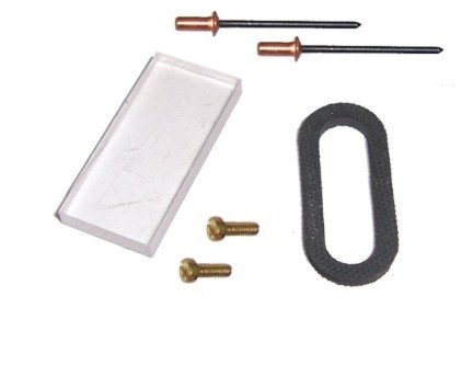 Sight Glass and Seal with Copper Rivets