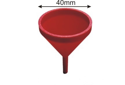 Red Plastic Filler Funnel for Mamod